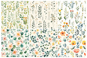 Easter Herb Garden Pattern, a Texture Illustration by DreamPrint404 (Thumbnail 2 of 3)