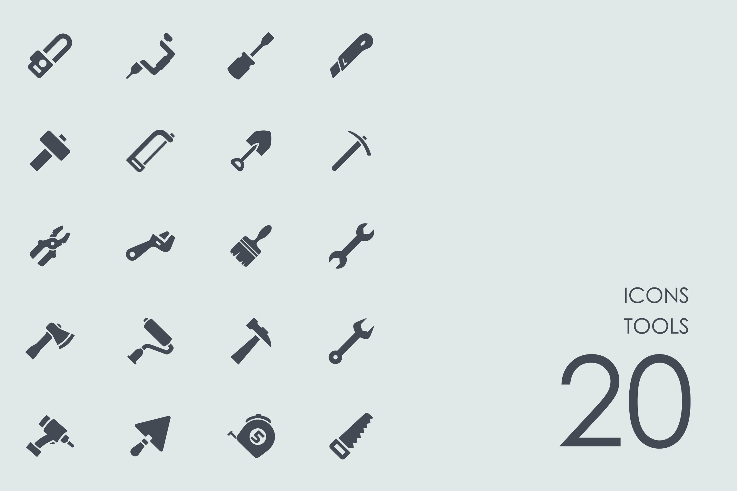 Tools icons, an Icon by Palau