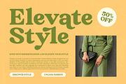 Matcha Holiks Groovy Serif Font, a Serif Font by timelesstype.co (Thumbnail 17 of 20)