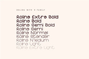 Rolina - Outline Family Font, a Sans Serif Font by suhadidesign (Thumbnail 4 of 12)