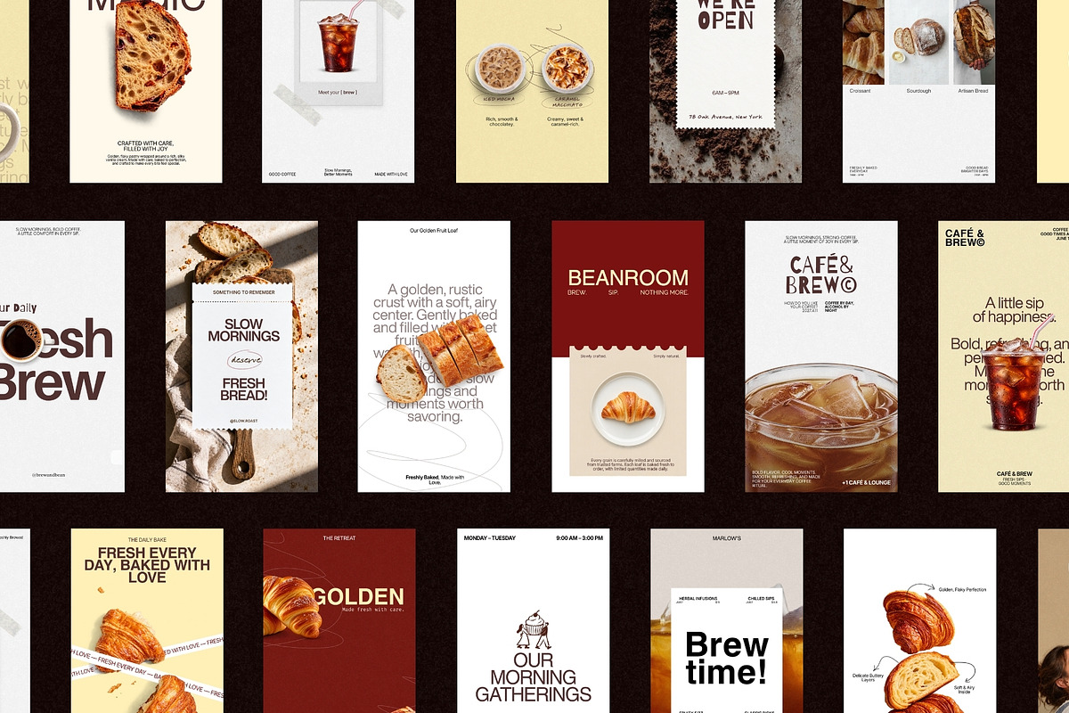 BREW | Instagram Post & Story (I), a Social Media Template by Prapti Design (Photo 10 of 10)