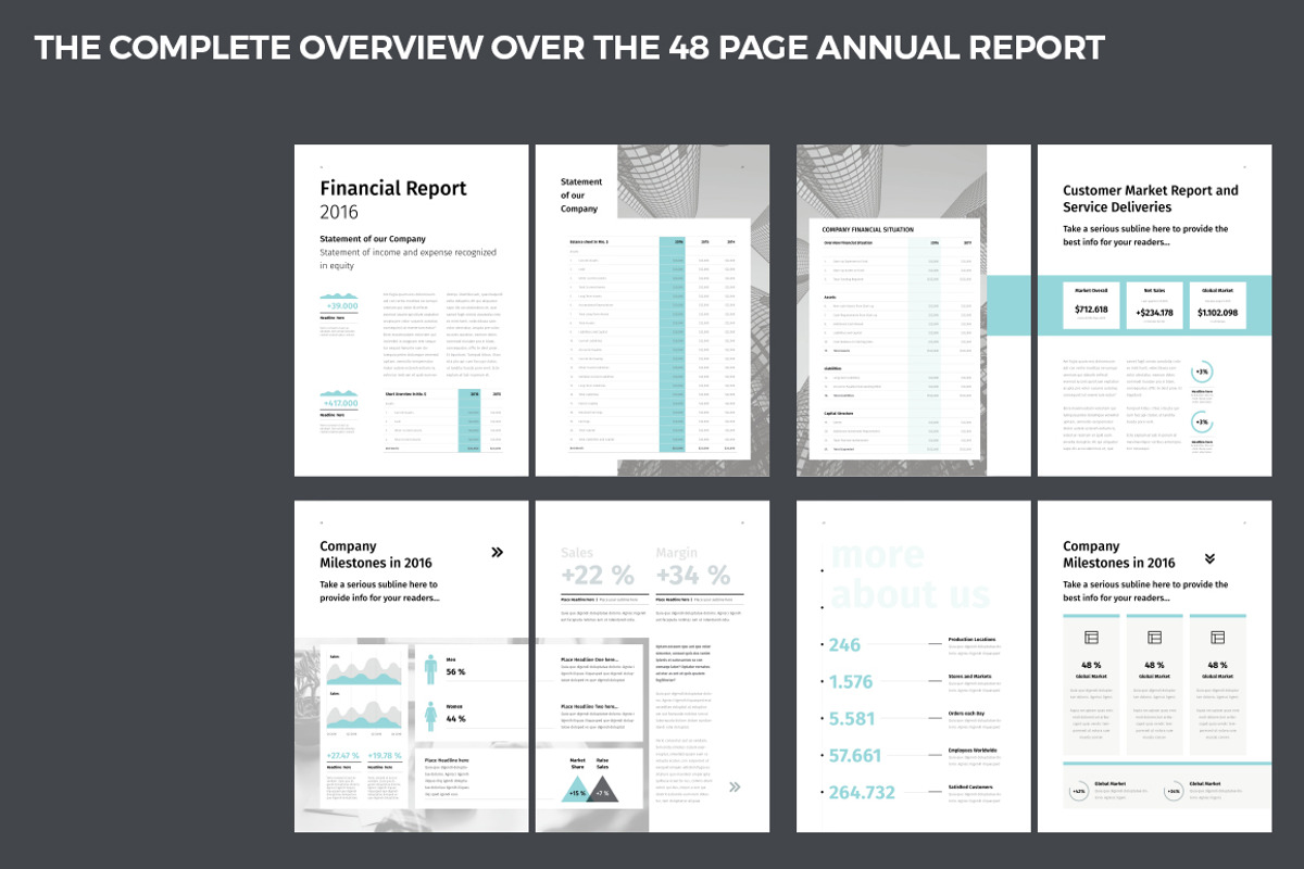 Annual Report, a Brochure Template by Egotype (Photo 6 of 28)