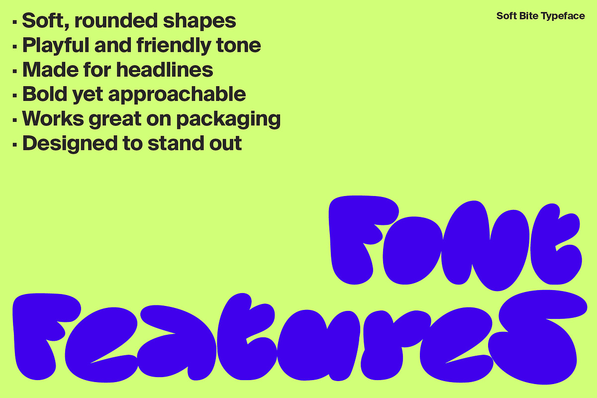 Soft Bite Display Font for Branding, a Handwritten Font by TypeTreat (Photo 6 of 9)