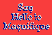 Magnifique, a Serif Font by Drew Melton (Thumbnail 1 of 5)