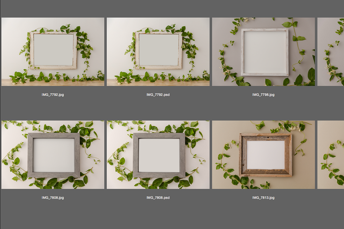 Honeysuckle Frame Mock Up Bundle, a Product Mockup by Susie Design Co (Photo 2 of 2)