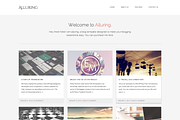 Alluring WordPress Theme, a WordPress Template by FWPolice (Thumbnail 2 of 5)