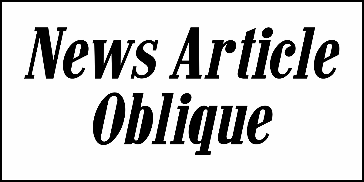 News Article JNL, a Slab Serif Font by Jeff Levine Fonts (Photo 4 of 5)