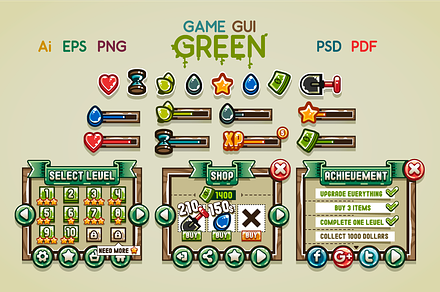 Game GUI Green