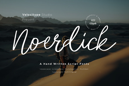 Noerdick - Modern Script fonts