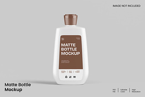 Matte Bottle Mockup, a Packaging Mockup by renderstockmarket