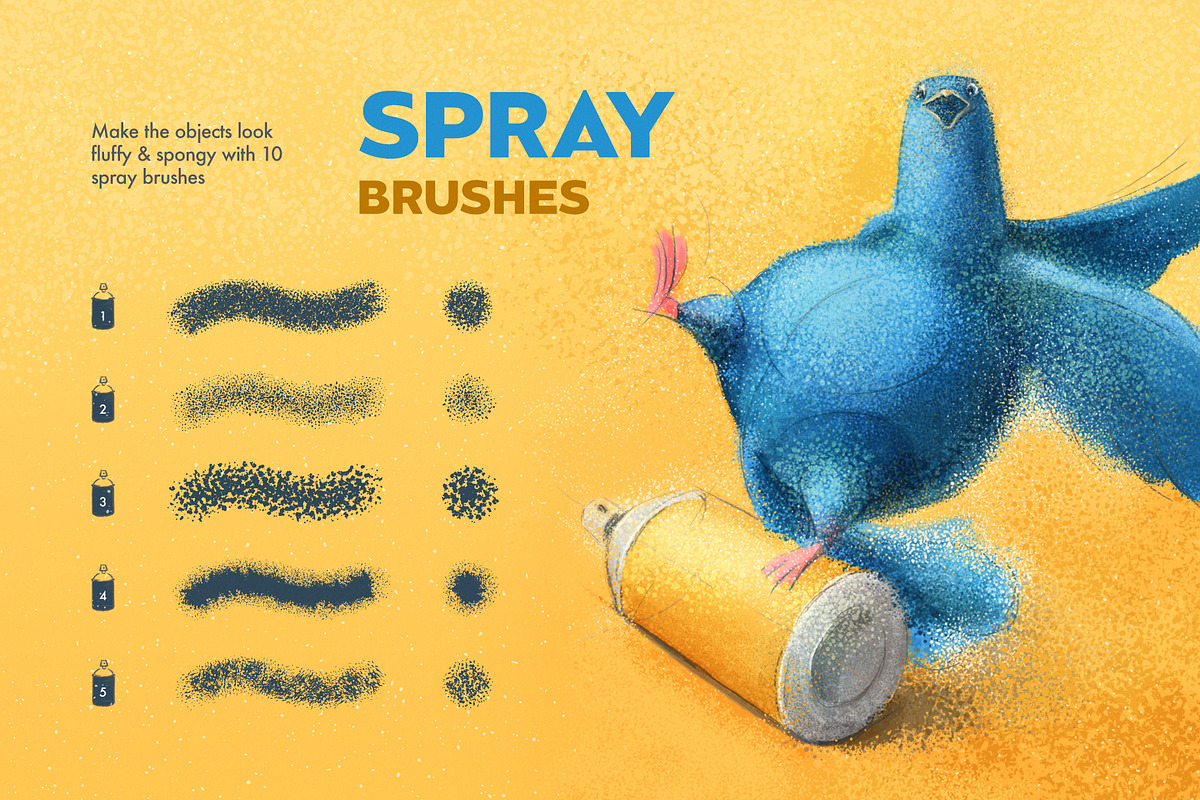 Artista Affinity Designer Brushes, a Brush Add-On by pixelbuddha.net (Photo 7 of 10)