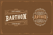 Blacktail, a Script Font by Vintage Division (Thumbnail 4 of 16)