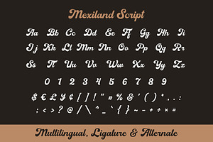 Mexiland - Vintage Font Duo