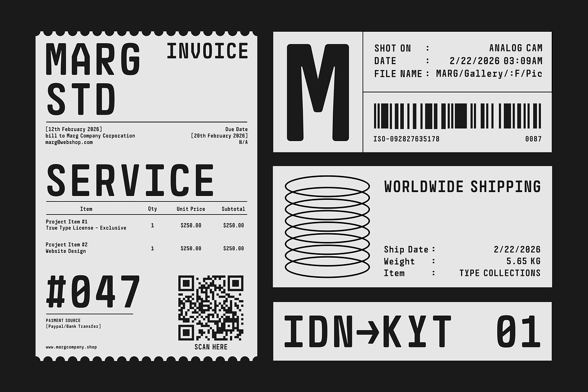 GR Marg Monospace, a Sans Serif Font by Garisman Std (Photo 11 of 18)