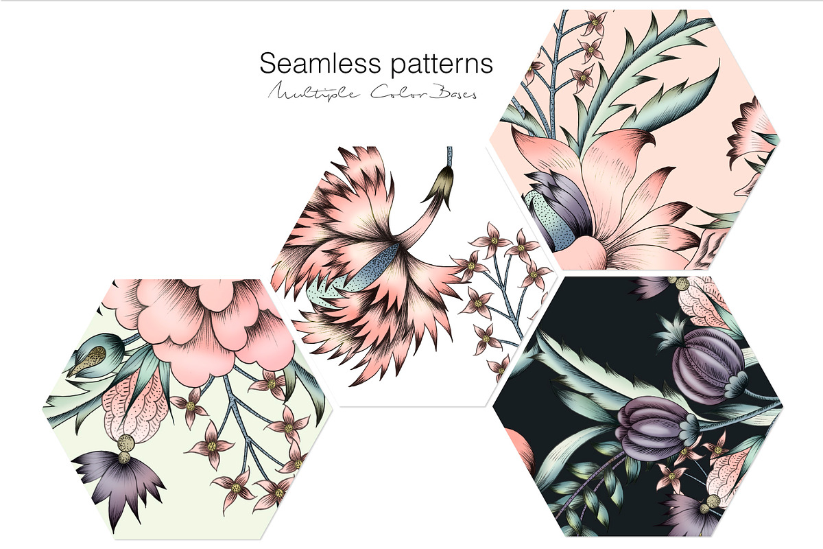 Mid Summer Pattern & Motifs, a Pattern Graphic by Pink Linen