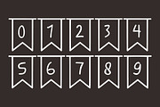 Happy Banner, a Symbol Font by Fourteen Letter (Thumbnail 5 of 6)