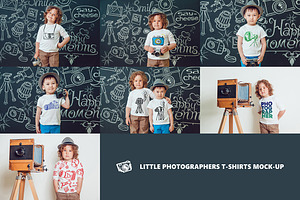 Kids T-Shirt Mock-Up's Mega Bundle