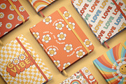 Groovy Hippie Collection, a Background Graphic by Martyshova (Thumbnail 15 of 16)