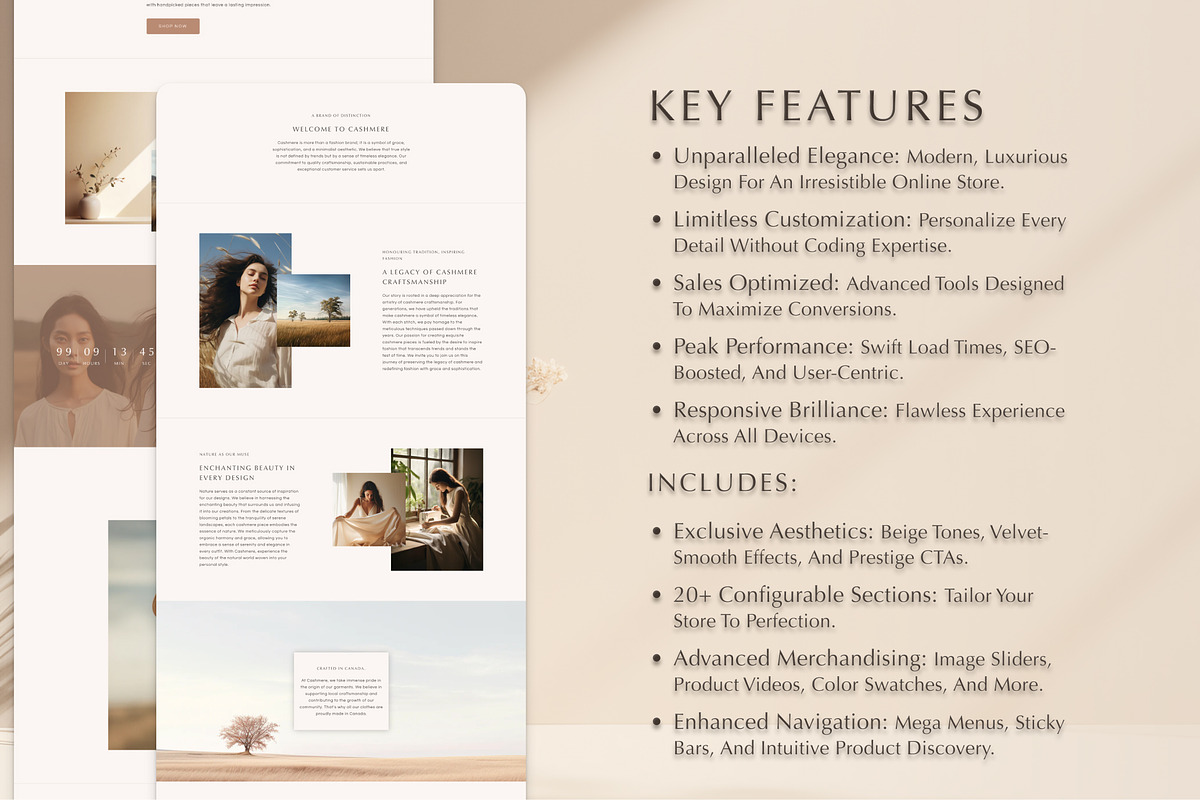 Chic Feminine Elegant Shopify Theme