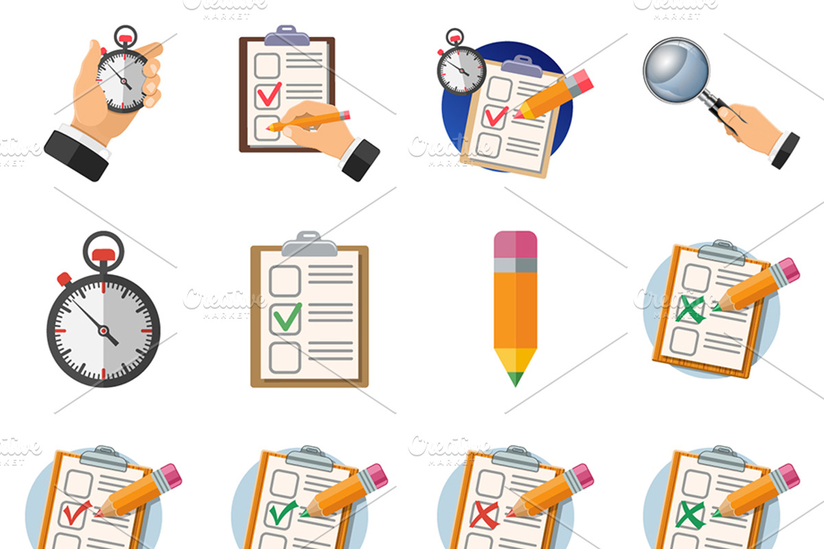 Online Test and Examine Concepts, an Education Illustration by TAlex (Photo 7 of 7)