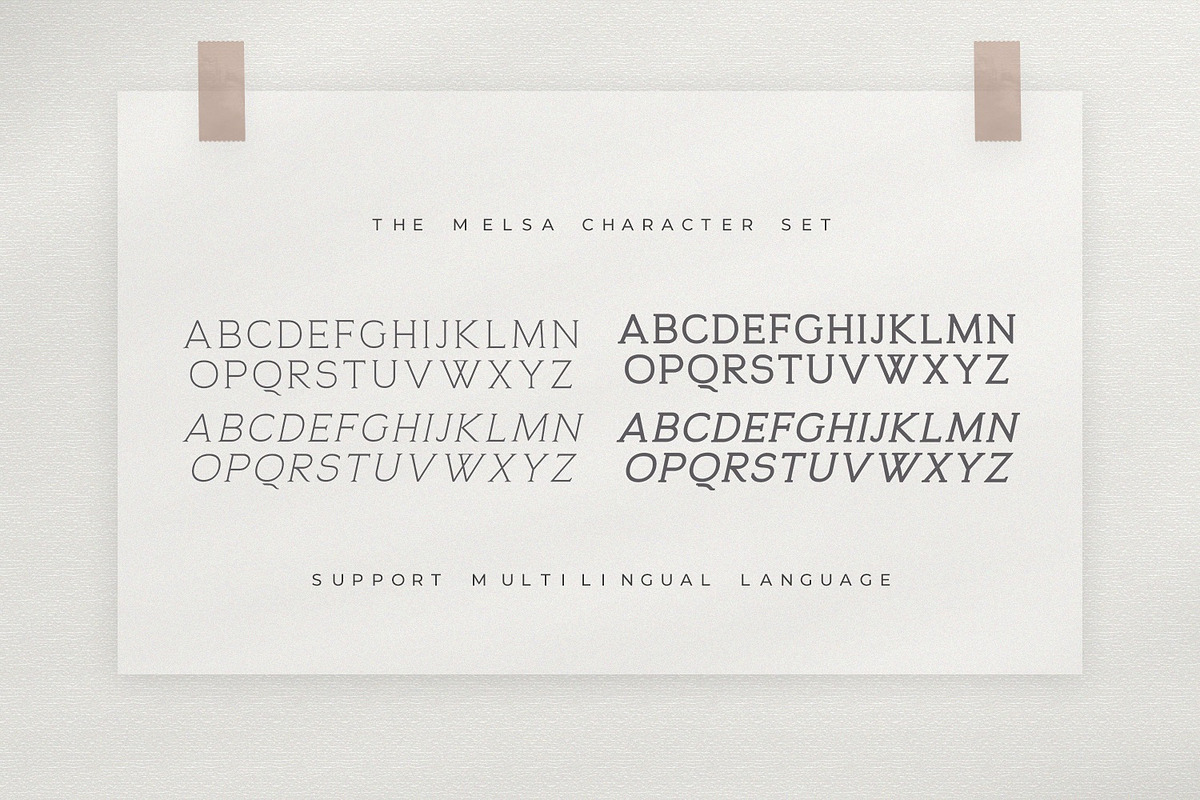 The Melsa - Modern Ligature Sans preview 6