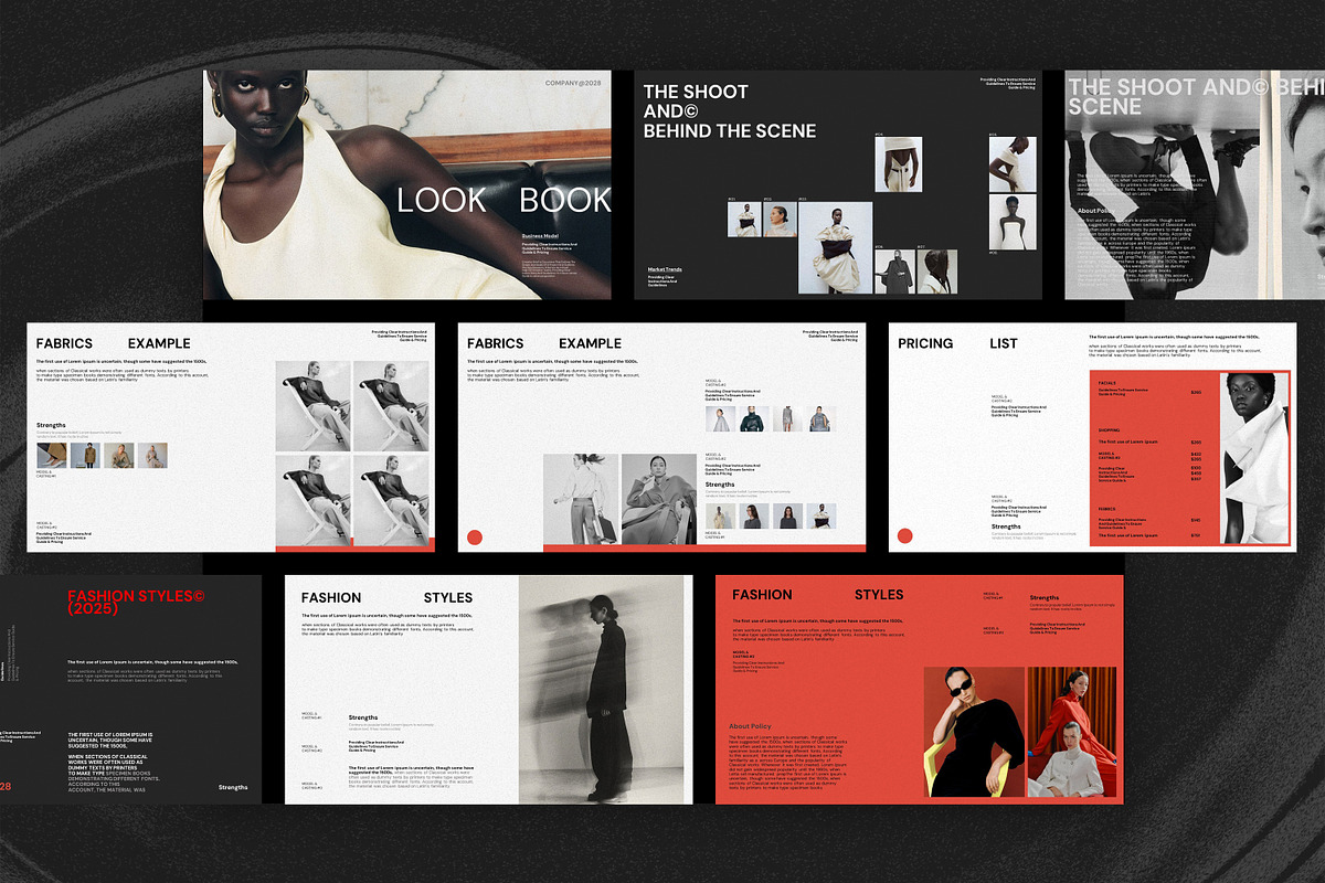 Aura | Lookbook and Brief Template, a Presentation Template by Studio Industry (Photo 8 of 10)