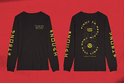 Long Sleeve Merch Mockup, a Merchandise Mockup by Brent Galloway (Thumbnail 4 of 5)