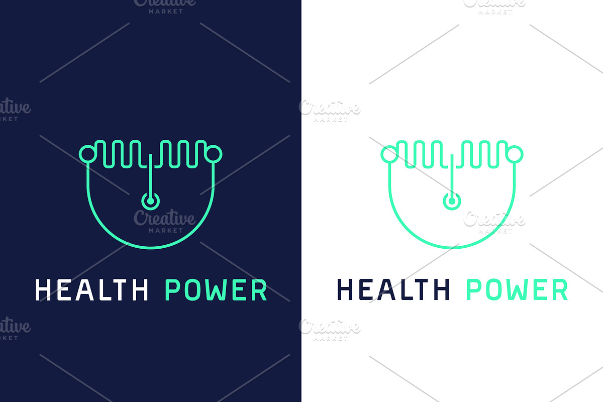 Health Wave Logo Design Icon, a Branding & Logo Template by Morvana Crew