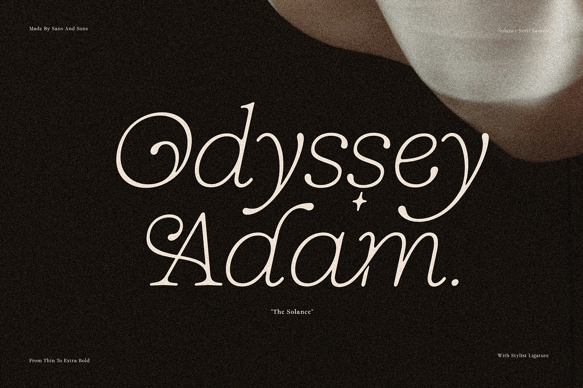 Solance Italic Family, a Serif Font by Sans & Sons (Photo 3 of 10)