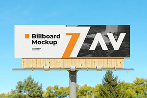 Billboard Mockup, an Advertising Mockup by zpackcreative