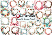 Coquette Coastal Summer Frame, an Illustration by Rose Art (Thumbnail 1 of 7)