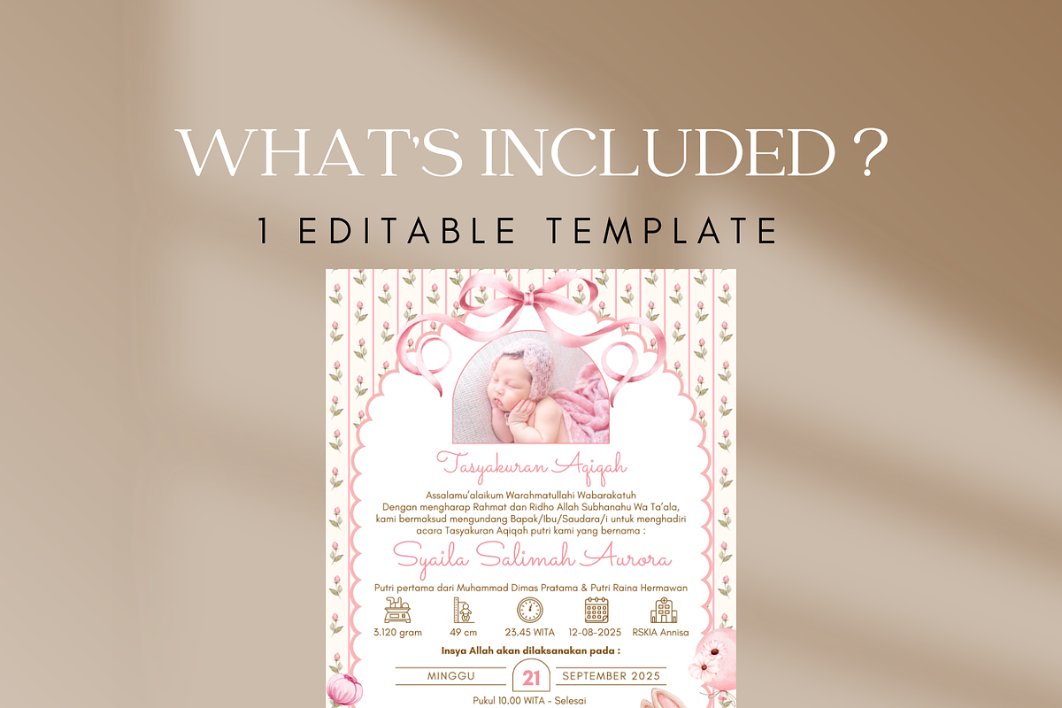 Pink Coquette Bunny Baby Shower, an Invitation Template by Blooming Daisy (Photo 2 of 3)