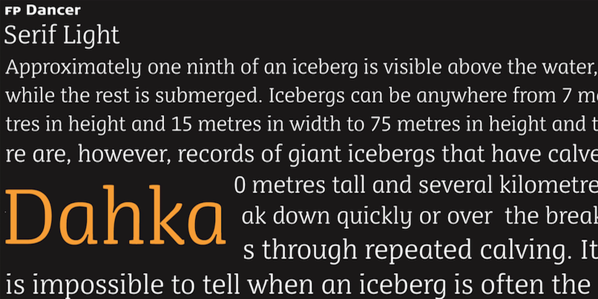 FP Dancer Serif, a Slab Serif Font by Fontpartners (Photo 1 of 7)