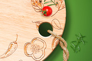 Engraved Wooden Board Mockup 7 types, a Product Mockup by Moonlight Creative (Thumbnail 2 of 7)