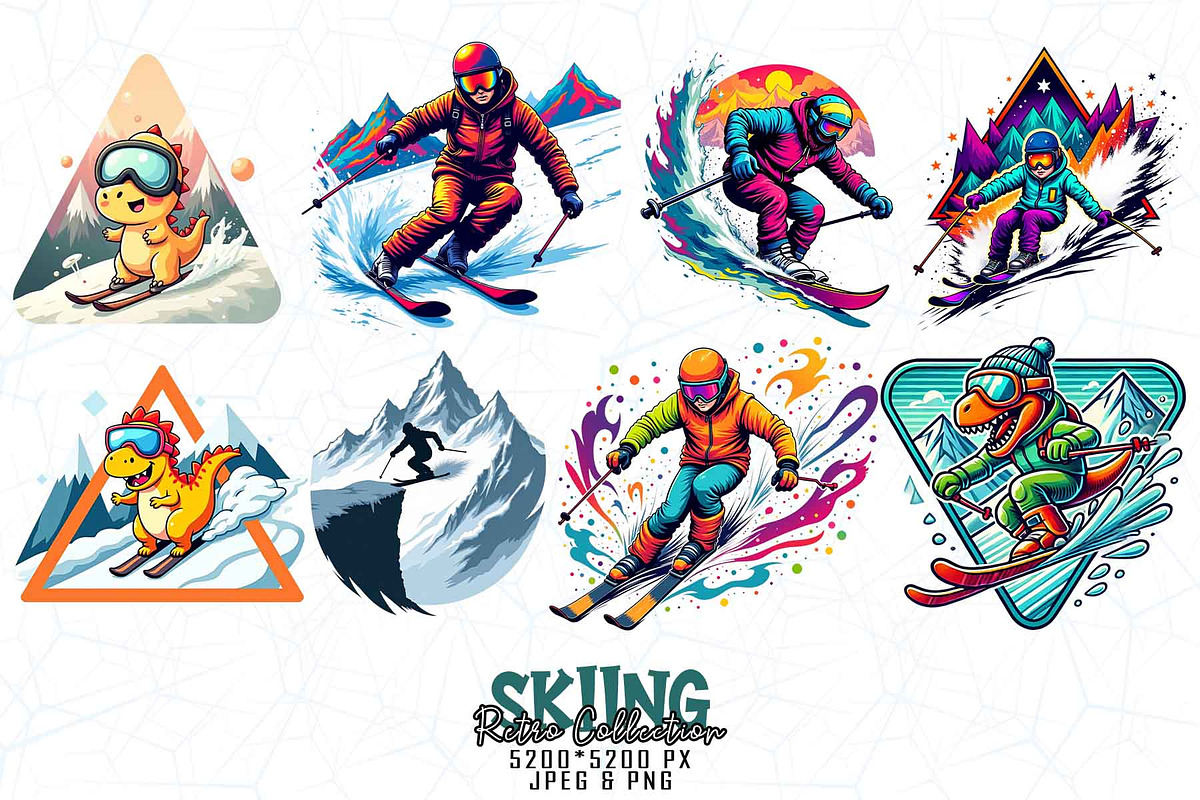 Winter Skiing Sport Lover Graphics, a Graphic by Sofia's Fashion (Photo 2 of 3)