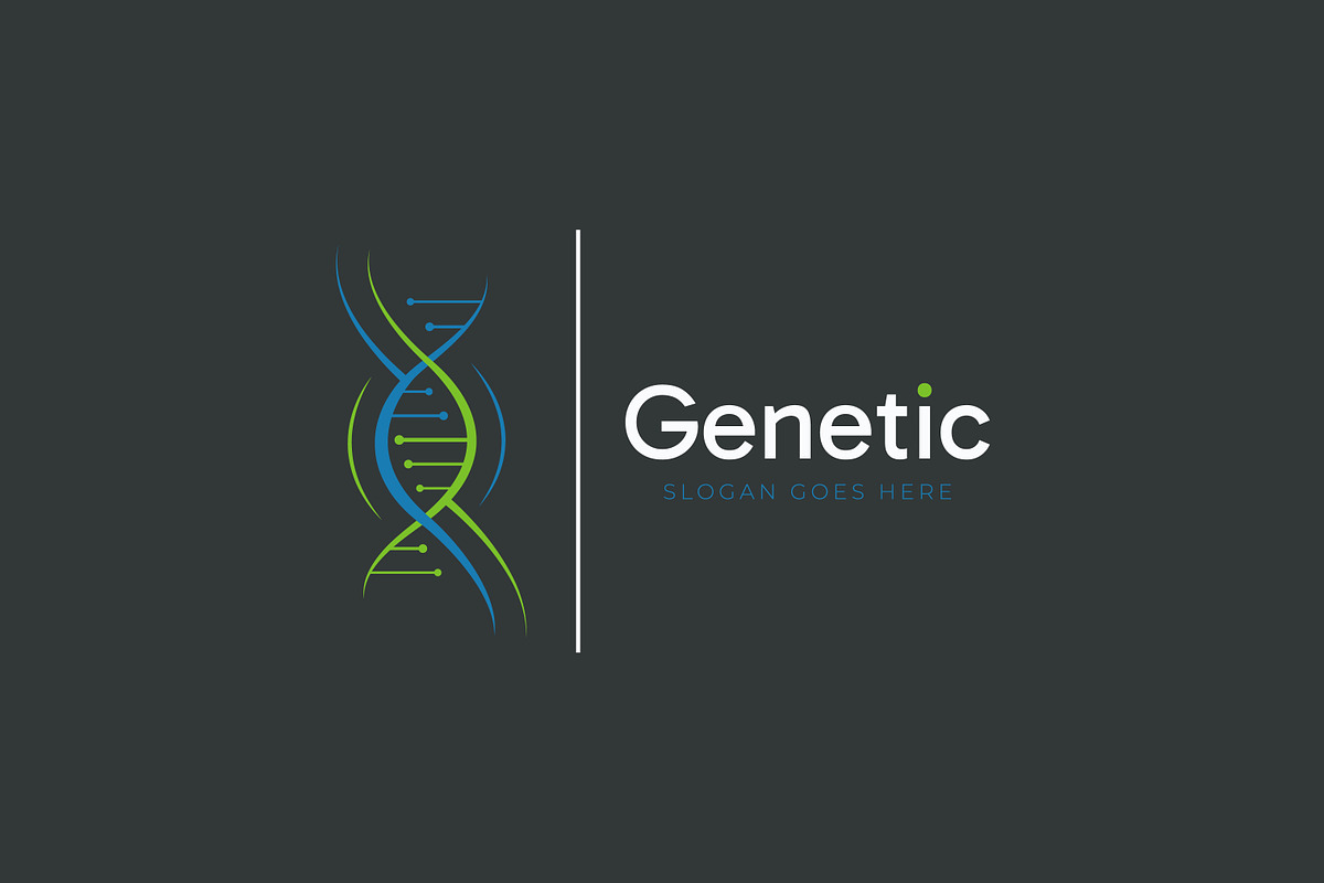 Genetic Logo Science Medical Health, a Branding & Logo Template by Signatoro (Photo 2 of 2)