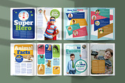 Kids Magazine Template InDesign, a Magazine Template by Designsoul14 (Thumbnail 5 of 8)