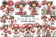 Spring Fairy Peony Clipart, an Illustration by CraftArtStudio (Thumbnail 1 of 6)