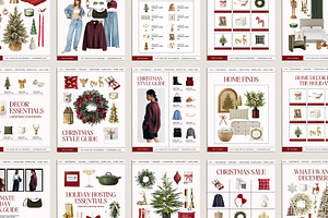 40 Christmas LTK Canva Template