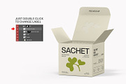 Tea Packaging Box With Sachet Mockup, a Packaging Mockup by Ram Studio LLC (Thumbnail 12 of 13)