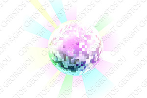 Retro Nightclub Disco Mirror Ball