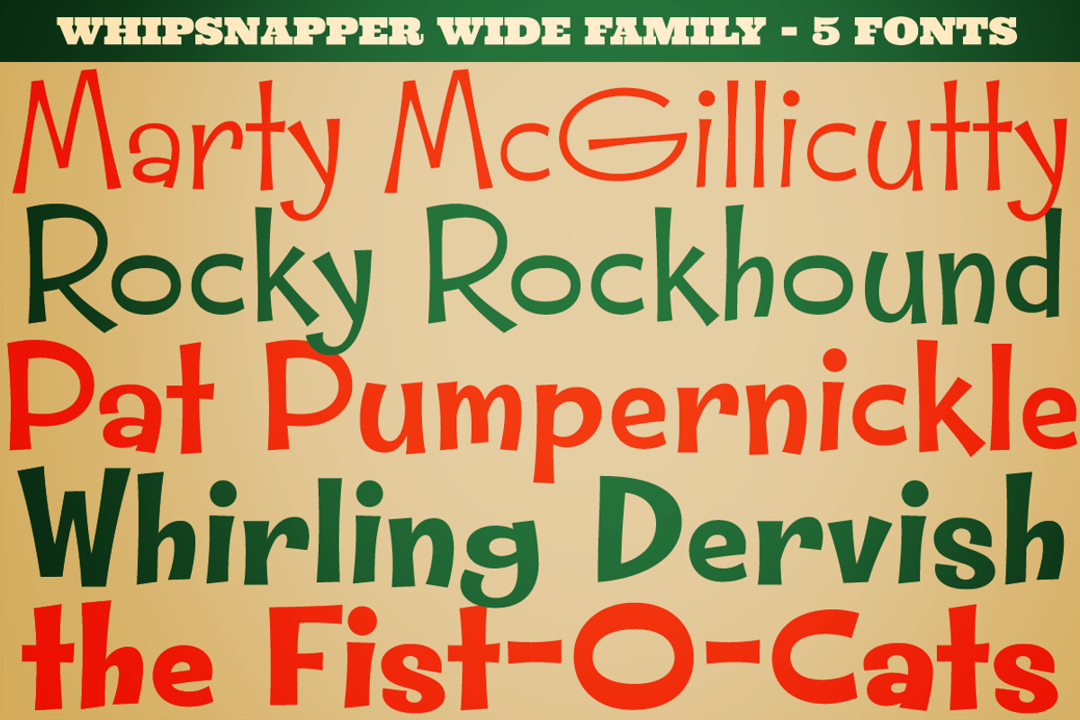 Whipsnapper Wide Family