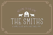 Farmhouse Font, a Serif Font by Salt & Pepper Designs (Thumbnail 3 of 8)