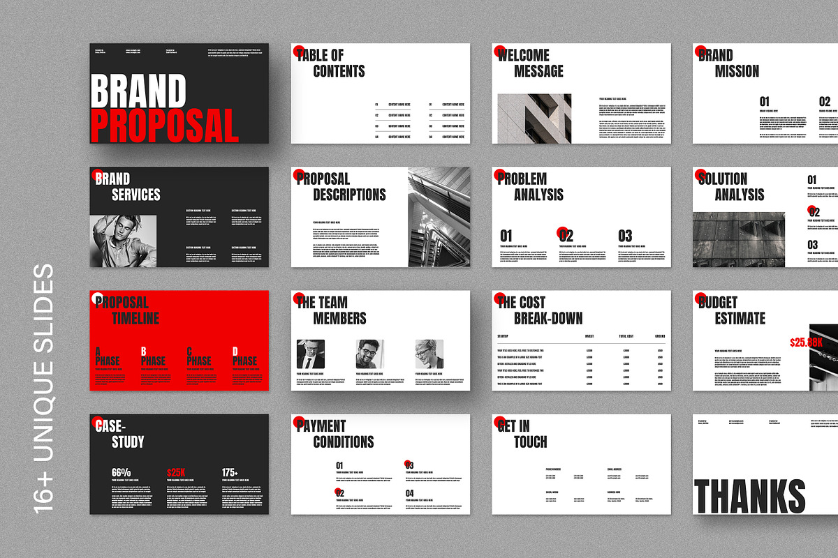 Brand Proposal Presentation Template, a Presentation Template by Artisan Vibes (Photo 8 of 8)