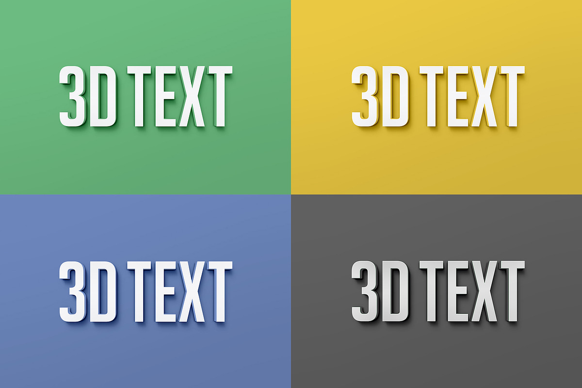 3D Text Effects, a Layer Style Add-On by Easybrandz (Photo 3 of 3)