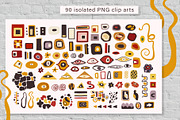 Klimt inspired patterns collection, a Pattern Graphic by My Space Garden (Thumbnail 6 of 13)