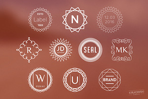 Monogram Badges Logos