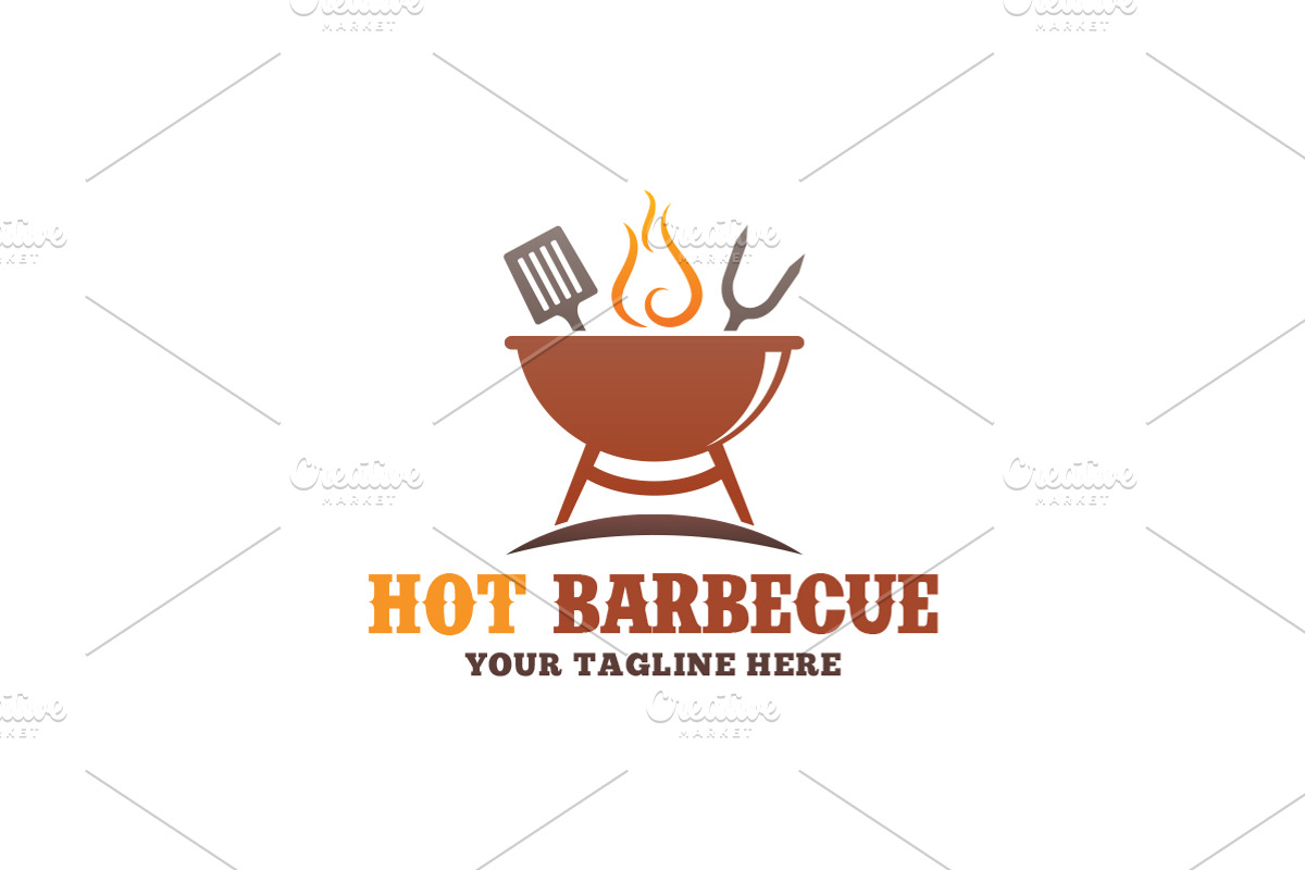 Hot Barbecue Logo, a Branding & Logo Template by Martin-Jamez (Photo 1 of 3)