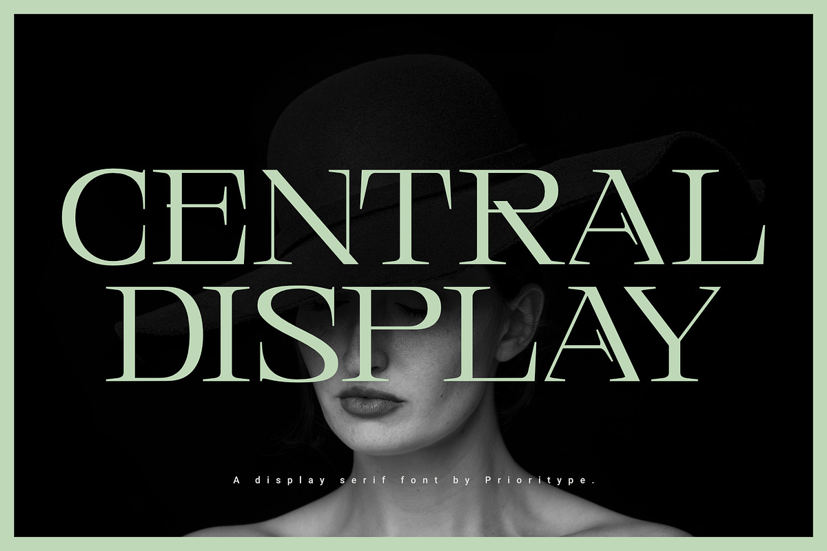 Central Display, a Serif Font by Prioritype Co (Photo 1 of 10)