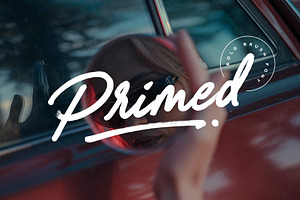 Primed Bold Brush Font